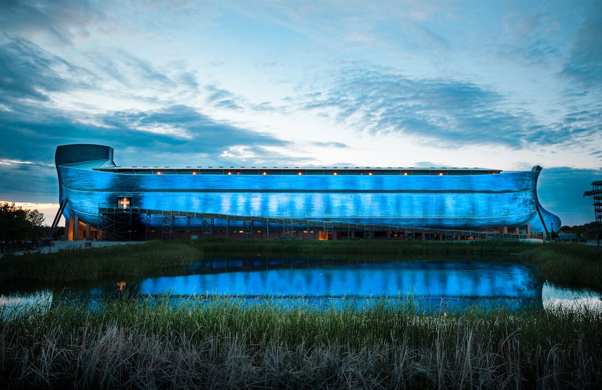 遇見方舟的日與夜。（圖／翻攝自FB@Ark Encounter）  ​